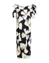 Vivetta Sustainable Woman Midi Dress Black Size 10 Viscose, Elastane In Black
