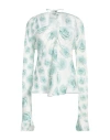 Vivetta Sustainable Woman Twin Set Light Green Size 6 Viscose In Green