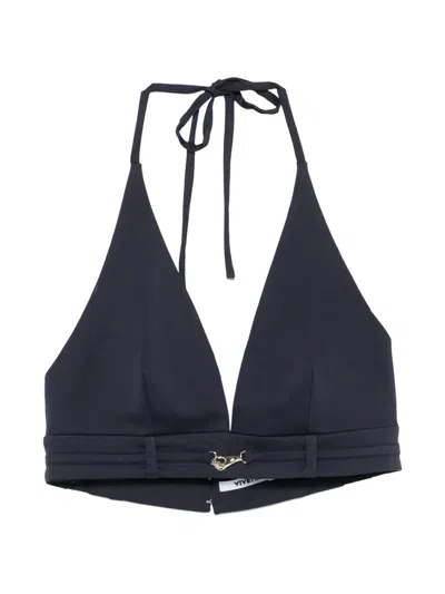 Vivetta Tie-neck Top In Black