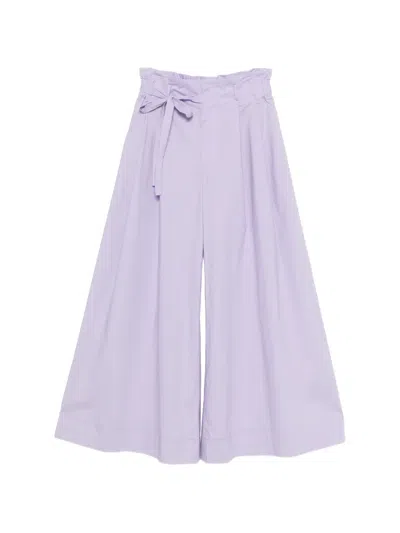 Vivetta Tie-waist Pallazo Pants In Purple