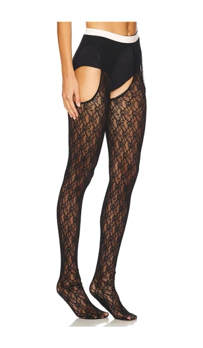 Vivetta Tights With Garter In 블랙