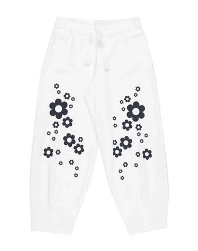 Vivetta Babies'  Toddler Girl Pants Ivory Size 6 Cotton, Elastane In White