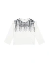 Vivetta Toddler Girl Sweatshirt White Size 4 Cotton, Elastane In White