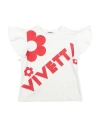 Vivetta Babies'  Toddler Girl T-shirt White Size 6 Cotton, Elastane