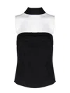 Vivetta Au Contraire Top In Black
