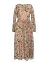 Vivetta Woman Midi Dress Blush Size 6 Polyester In Multicolor