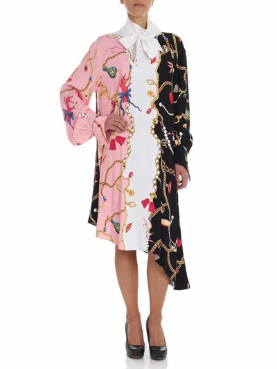 Vivetta Multicolour Printed Midi Dress In Multicolor