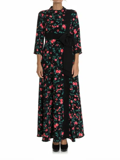 Vivetta Three Quarter Sleeve Dress In Negro