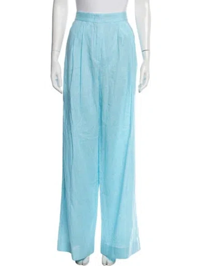Pre-owned Vivetta Wide Leg Pants In Blue