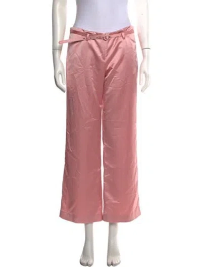 Pre-owned Vivetta Wide Leg Pants In Pink