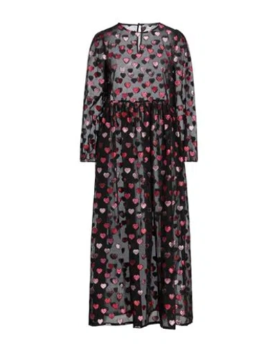 Vivetta Woman Maxi Dress Black Size 2 Viscose