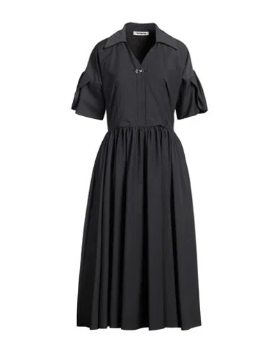 Vivetta Woman Midi Dress Lead Size 8 Polyester, Viscose In Gray