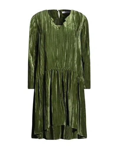 Vivetta Woman Midi Dress Military Green Size 4 Polyester