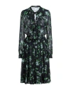 Vivetta Woman Midi Dress Navy Blue Size 2 Viscose In Navy Blue