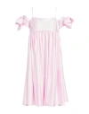 Vivetta Woman Midi Dress Pink Size 8 Polyester In Pink
