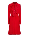 Vivetta Woman Midi Dress Red Size 6 Acetate, Silk
