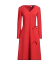Vivetta Woman Midi Dress Red Size 6 Polyester, Elastane In Red