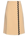 Vivetta Woman Midi Skirt Sand Size 2 Polyester, Viscose, Elastane In Beige