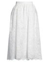 Vivetta Woman Midi Skirt White Size 2 Polyester In White