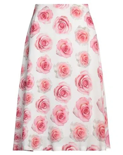 Vivetta Woman Midi Skirt White Size 8 Viscose