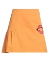 Vivetta Woman Mini Skirt Apricot Size 2 Cotton, Elastane