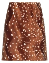 Vivetta Woman Mini Skirt Camel Size 2 Polyester