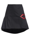 Vivetta Woman Mini Skirt Midnight Blue Size 6 Cotton, Elastane