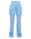 Vivetta Woman Pants Light Blue Size 4 Polyester, Viscose, Elastane In Blue