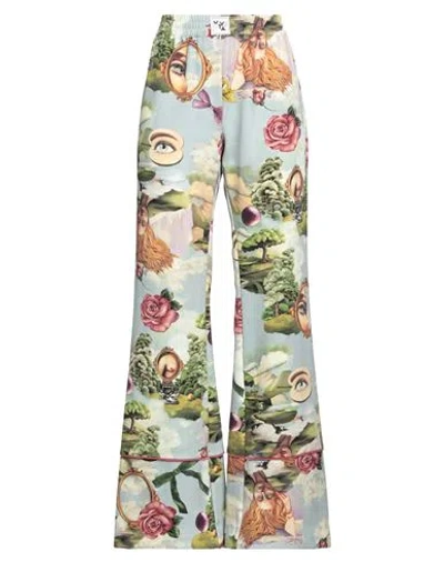 Vivetta Woman Pants Light Blue Size 6 Polyester, Elastane