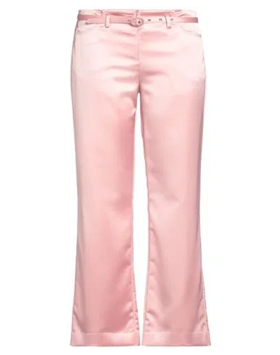 Vivetta Woman Pants Pink Size 8 Polyester, Elastane