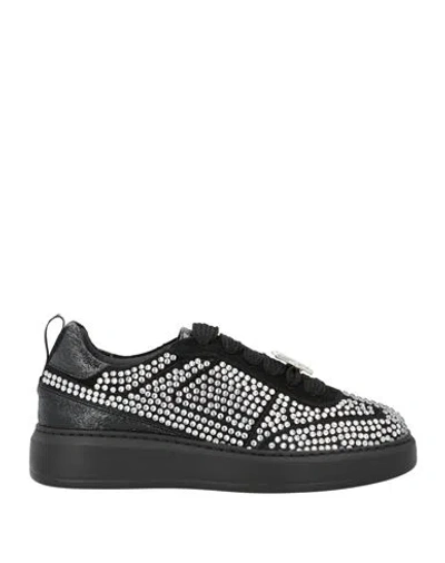 Vivetta Woman Sneakers Black Size 8 Leather