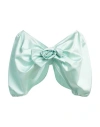 Vivetta Woman Top Light Green Size 8 Polyester
