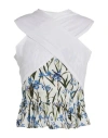 Vivetta Woman Top White Size 2 Cotton, Viscose, Polyester In White