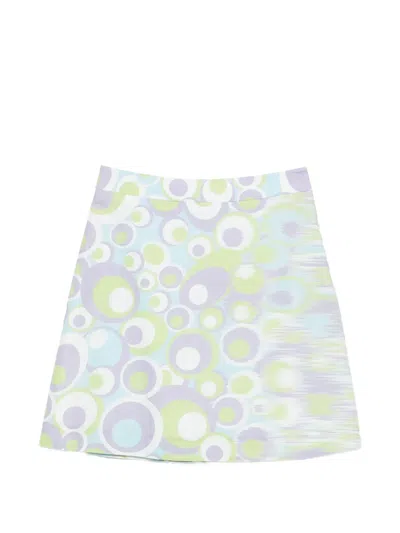 Vivetta Zip Mini Skirt In Multi