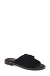 Vivi Blu Guam Slide Sandal In Black