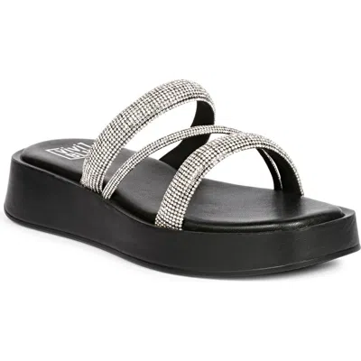 Vivi Blu Ren Platform Wedge Slide Sandal