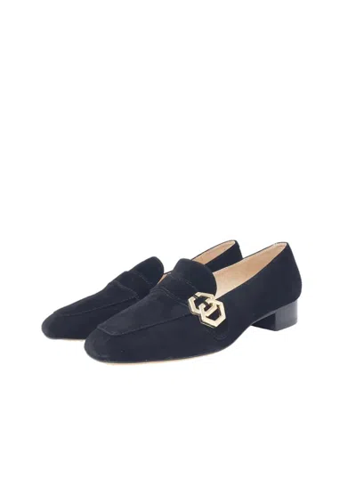 Viviamos Women's Sofia Suede Loafers In Black