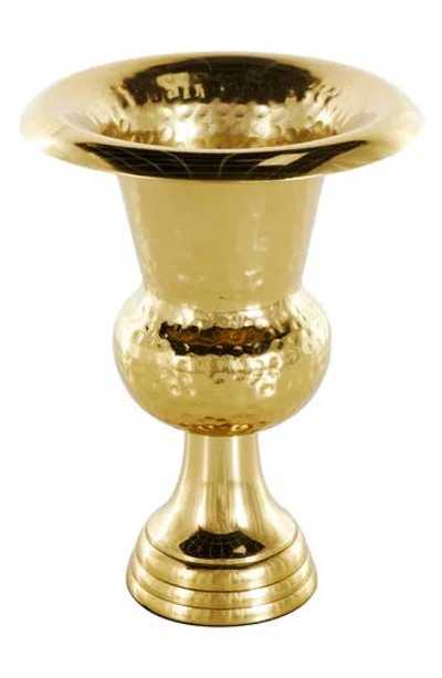 Vivian Lune Home Aluminum Vase In Gold