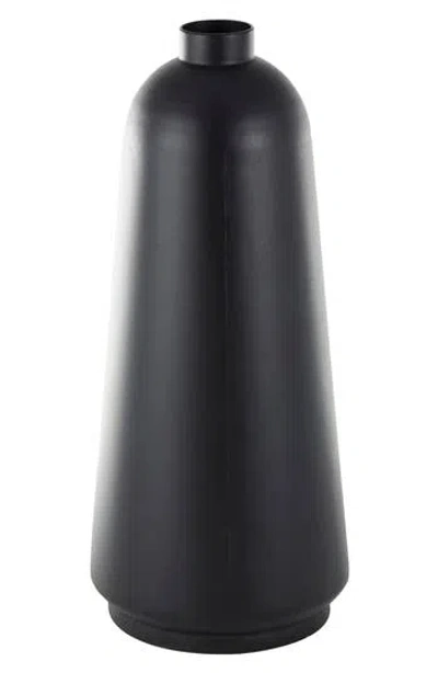 Vivian Lune Home Black Metal Vase