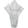 Vivian Lune Home Clear Glass Vase In Clear