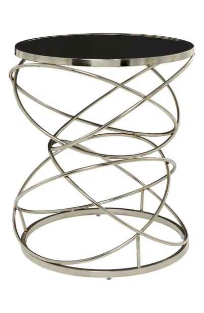 Vivian Lune Home Marble Accent Table In Gray