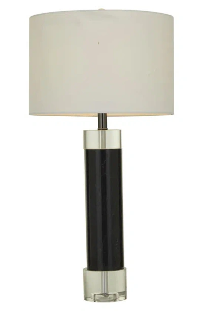 Vivian Lune Home Marble Table Lamp In Black