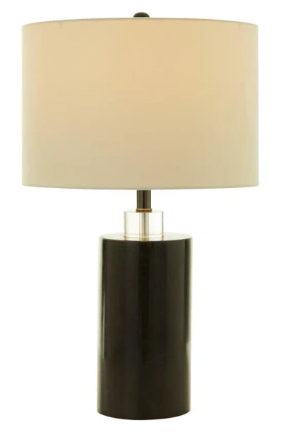 Vivian Lune Home Marble Table Lamp In Black
