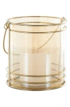 Vivian Lune Home Metal Candle Lantern In Gold