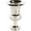 Vivian Lune Home Metal Vase In Silver
