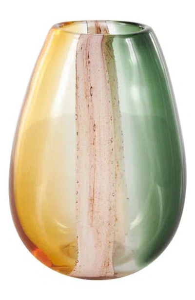 Vivian Lune Home Multicolor Glass Vase In Multi Colored
