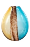 Vivian Lune Home Multicolored Glass Vase In Multi Colored