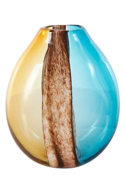 Vivian Lune Home Multicolored Glass Vase In Multi Colored