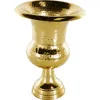 Vivian Lune Home Textured Metal Vase In Gold