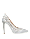 Vivian Woman Pumps Silver Size 10 Textile Fibers